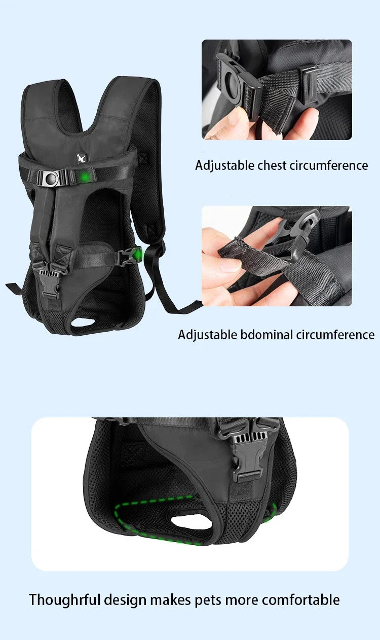Dogs Backpack Carrier For Pet Front Travel Dog Bag Carrying For Animals