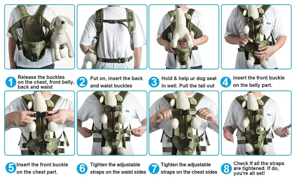 Dogs Backpack Carrier For Pet Front Travel Dog Bag Carrying For Animals