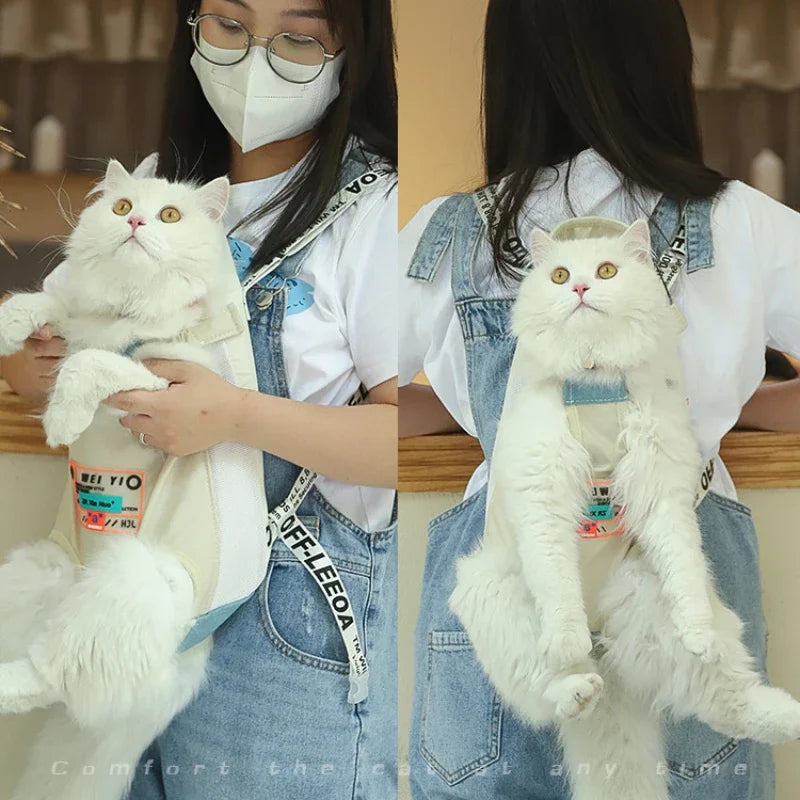 Cat Backpack Portable Carrier Bag | Pet Outdoor Travel